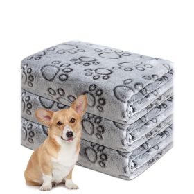 3-pcs Pet Warm Blanket Cat & Dog Bed Mat (Color: Style D, Type: Pet Supplies)